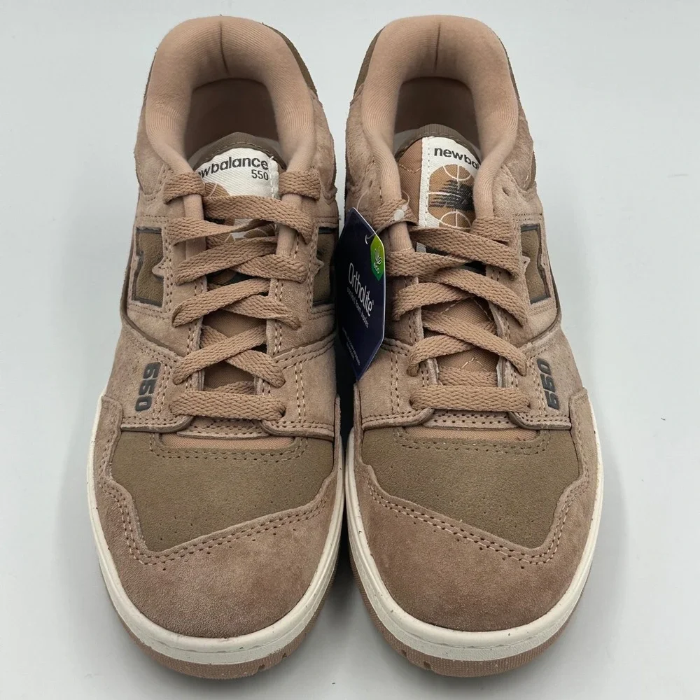 New Balance 550 Brown Suede Shoe BBW550RD Neutral Minimal Streetwear Women 6 NIB - Picture 8 of 12